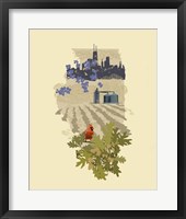 Illustrated State-Illinois Fine Art Print