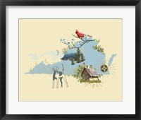 Illustrated State-Virginia Fine Art Print