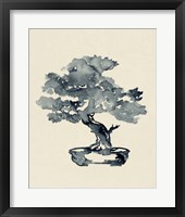 Indigo Bonsai III Framed Print