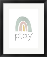 Rainbow Play I Framed Print