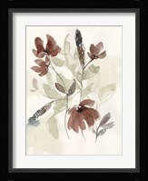 Dusty Flower Composition I Framed Print