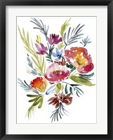 Jeweled Bouquet II Framed Print