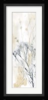 Wildflower Line Contour I Framed Print