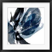 Blue Exclusion III Framed Print