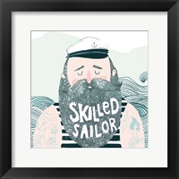 Skilled Sailor I Framed Print
