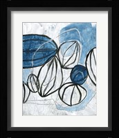 Blue Lanterns II Framed Print