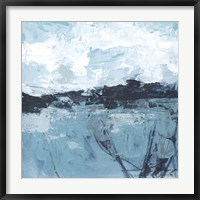 Blue Coast Abstract I Fine Art Print