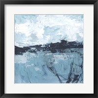 Blue Coast Abstract I Framed Print