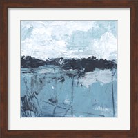 Blue Coast Abstract II Fine Art Print