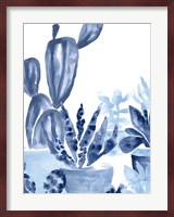 Indigo Succulent IV Fine Art Print