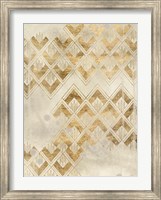 Deco Pattern in Cream II Fine Art Print