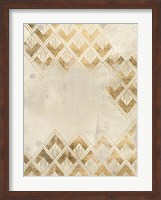 Deco Pattern in Cream III Fine Art Print