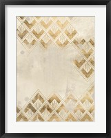 Deco Pattern in Cream III Fine Art Print