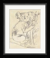 Outback Sketch I Framed Print