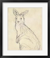 Outback Sketch IV Framed Print