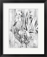 Barnwood Flock II Framed Print