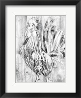 Barnwood Flock II Framed Print