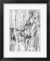 Barnwood Flock III Framed Print
