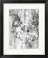 Barnwood Flock IV Framed Print