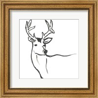 Minimal Deer I Fine Art Print