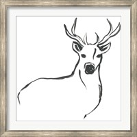 Minimal Deer II Fine Art Print