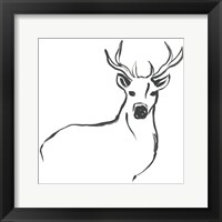 Minimal Deer II Fine Art Print