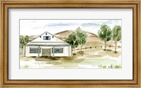 Farmhouse Landscape I Fine Art Print