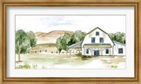 Farmhouse Landscape II Fine Art Print