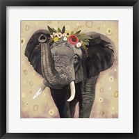 Klimt Elephant II Framed Print