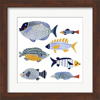 Patterned Fish I Fine Art Print