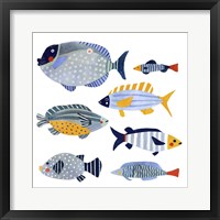 Patterned Fish I Fine Art Print