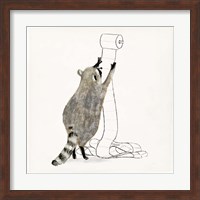 Rascally Raccoon IV Fine Art Print