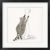 Rascally Raccoon IV Fine Art Print