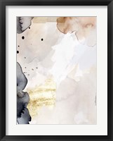 Indigo Blush and Gold III Framed Print