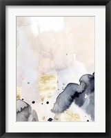 Indigo Blush and Gold IV Framed Print