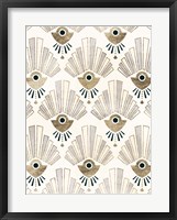 Deco Patterning III Framed Print