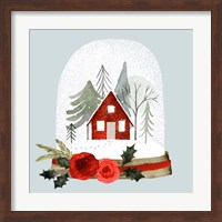 Snow Globe Village I Fine Art Print