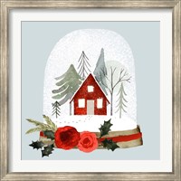 Snow Globe Village I Fine Art Print