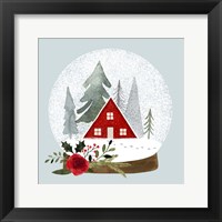 Snow Globe Village II Fine Art Print