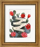 Desert Christmas Cactus I Fine Art Print