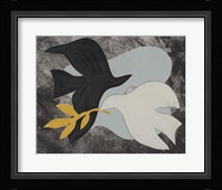 Dove Composition IV Framed Print