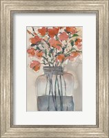 Flowers in a Jar I Fine Art Print