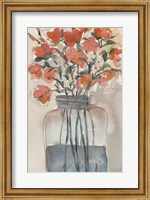 Flowers in a Jar I Fine Art Print