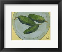 Peppers on a Plate IV Fine Art Print