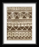 Tribal Markings II Framed Print