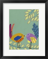 Patterned Feathers II Framed Print