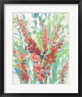 Tropical Summer Blooms II Framed Print