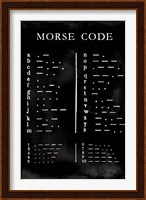 Morse Code Chart Fine Art Print