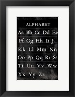 Alphabet Chart Fine Art Print