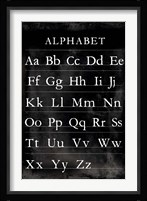 Alphabet Chart Fine Art Print